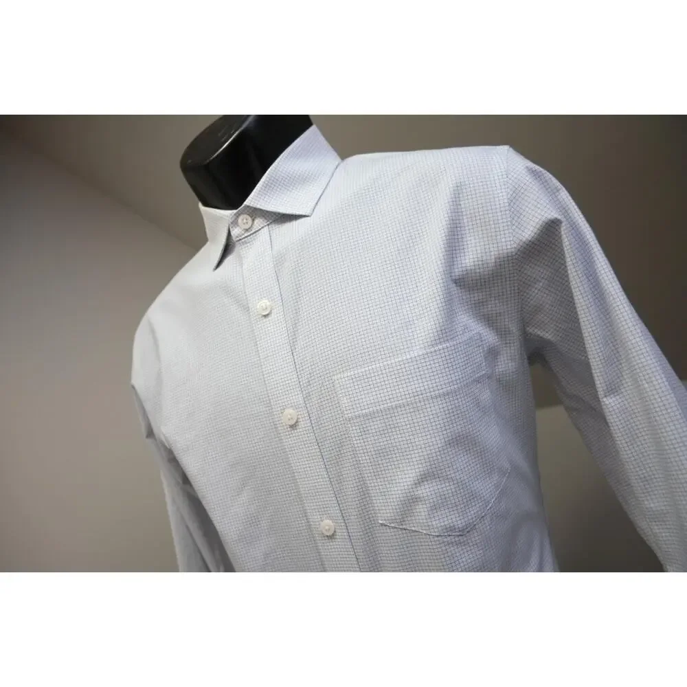 J Crew Thompson‎ Dress Shirt Stretch Button Up Plaid Long Sleeve Mens Size Small